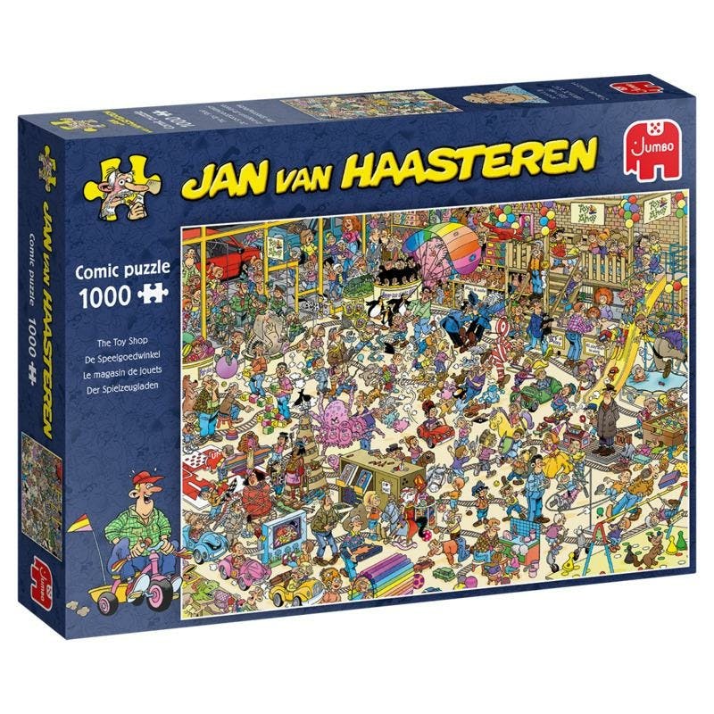 acuut been rechter Jan van Haasteren The Toy Shop legpuzzel 1000 stuks