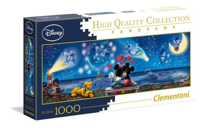 Clementoni puzzel Panorama Mickey&Minnie New Form 1000 stuks