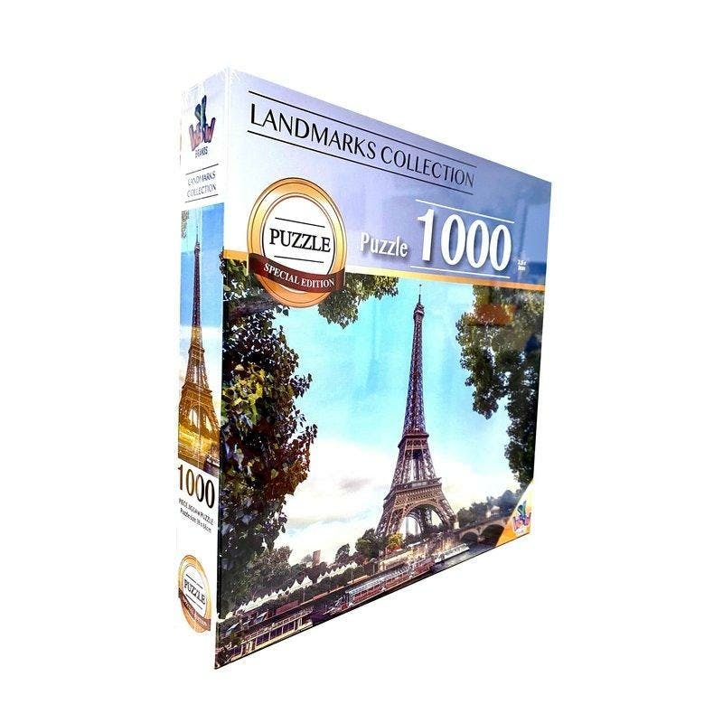 Puzzel World Landmarks - Eiffeltoren 1000 stuks
