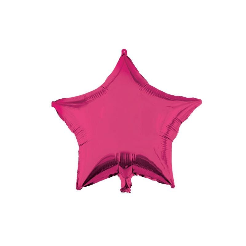 Folieballon Ster Roze 46 Cm