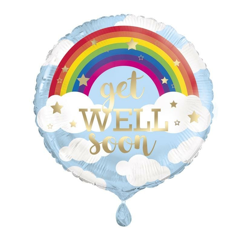 Ballon Arc-en-ciel - Get Well Soon