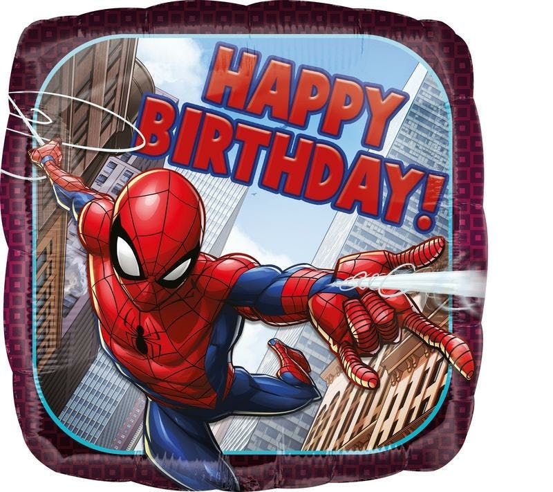 Standard Spider-Man "Happy Birthday" 43Cm