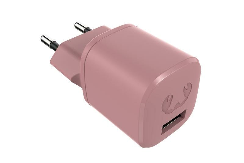 USB Mini Charger 12W - Dusty Pink (USB A)