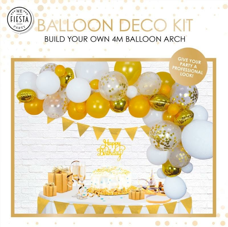 Ballon Deco Kit - Goud