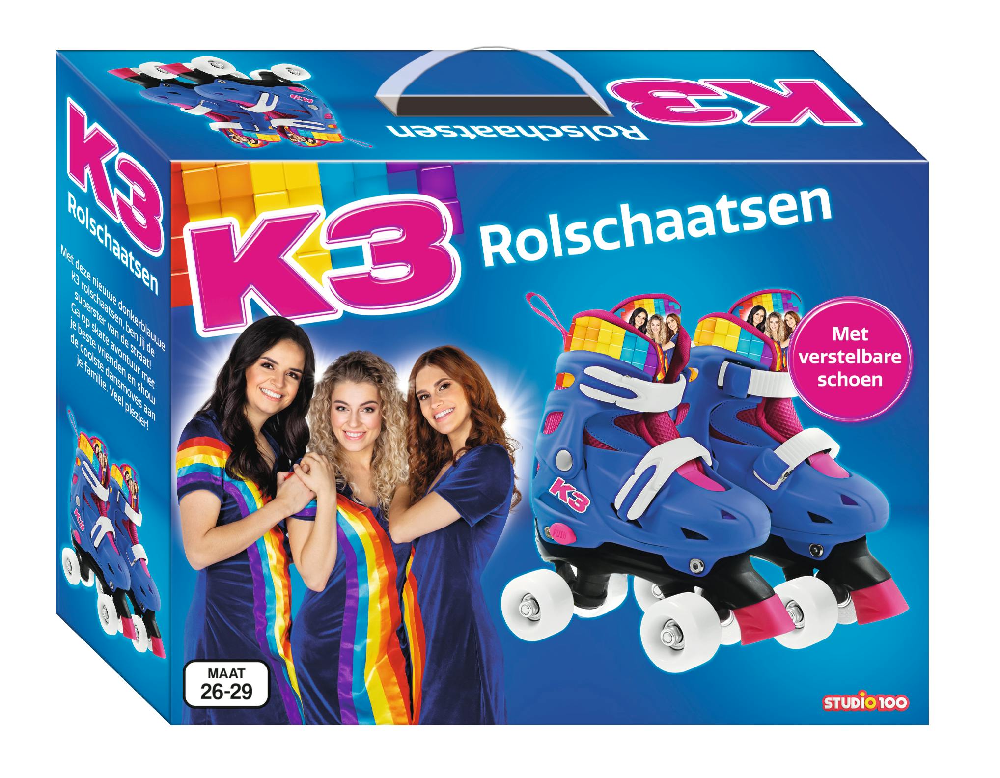 K3 Rolschaatsen - M.26-29 Blauw