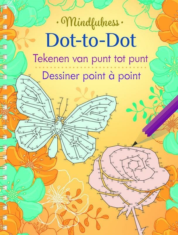 Dot To Dot Mindfulness Tekenen Van Punt Tot Punt