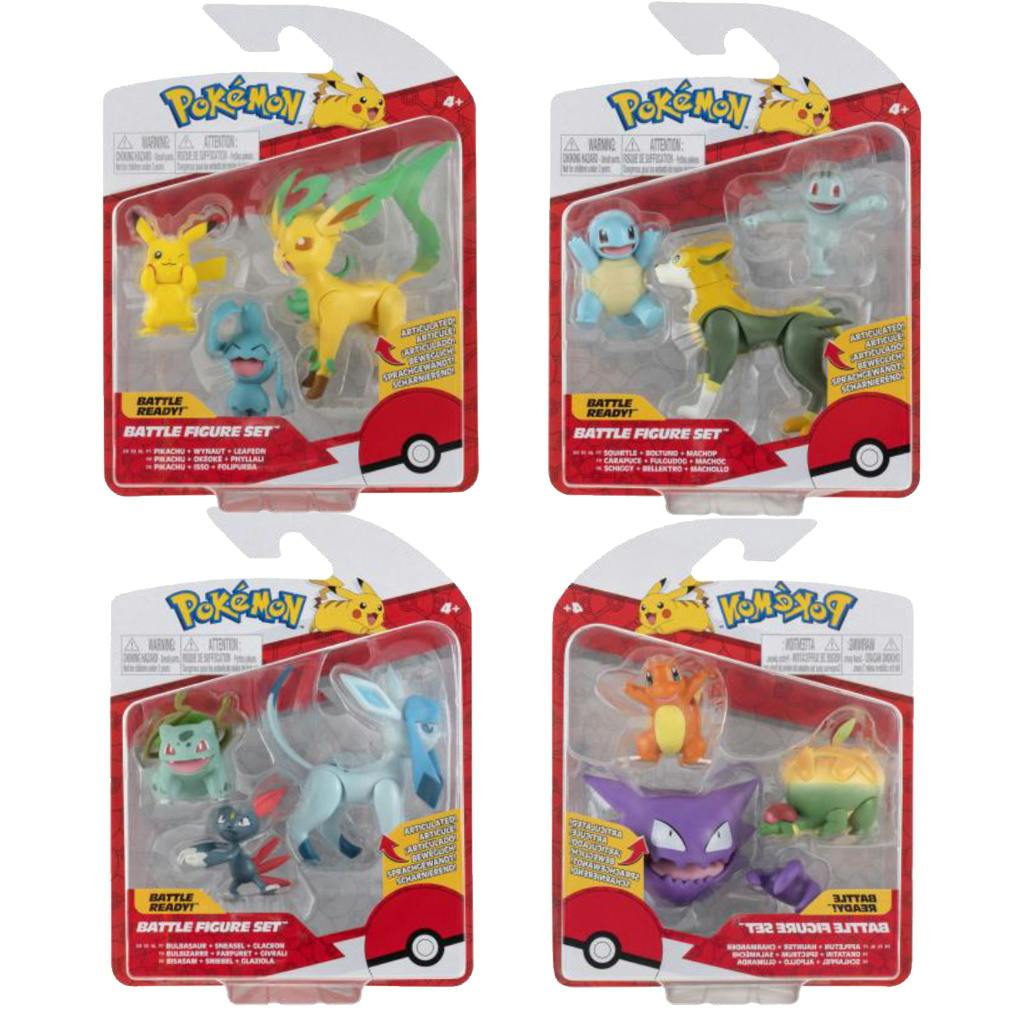 Pokémon Battle Figure Set 3 Pack Wave 11 (1 Van Assortiment)