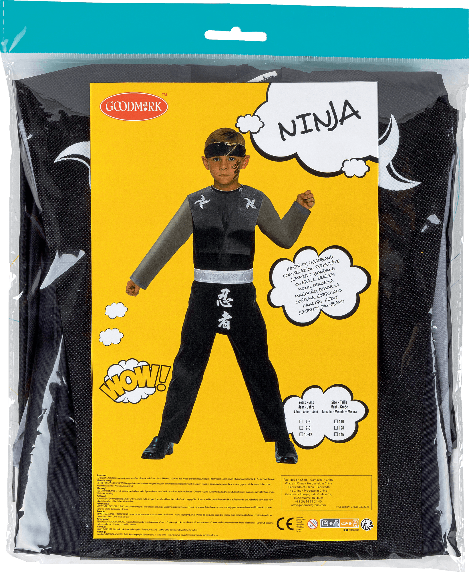 Promo Kostuum Ninja M128