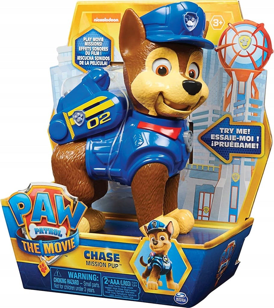 PAW Patrol Chase Interactive Movie Mission Pup 15 cm