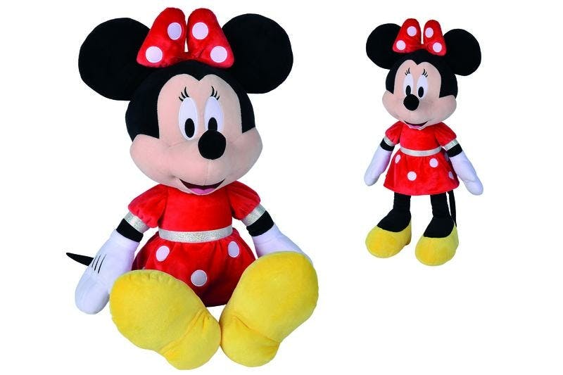 Pluche Disney Minnie Red Dress 60Cm