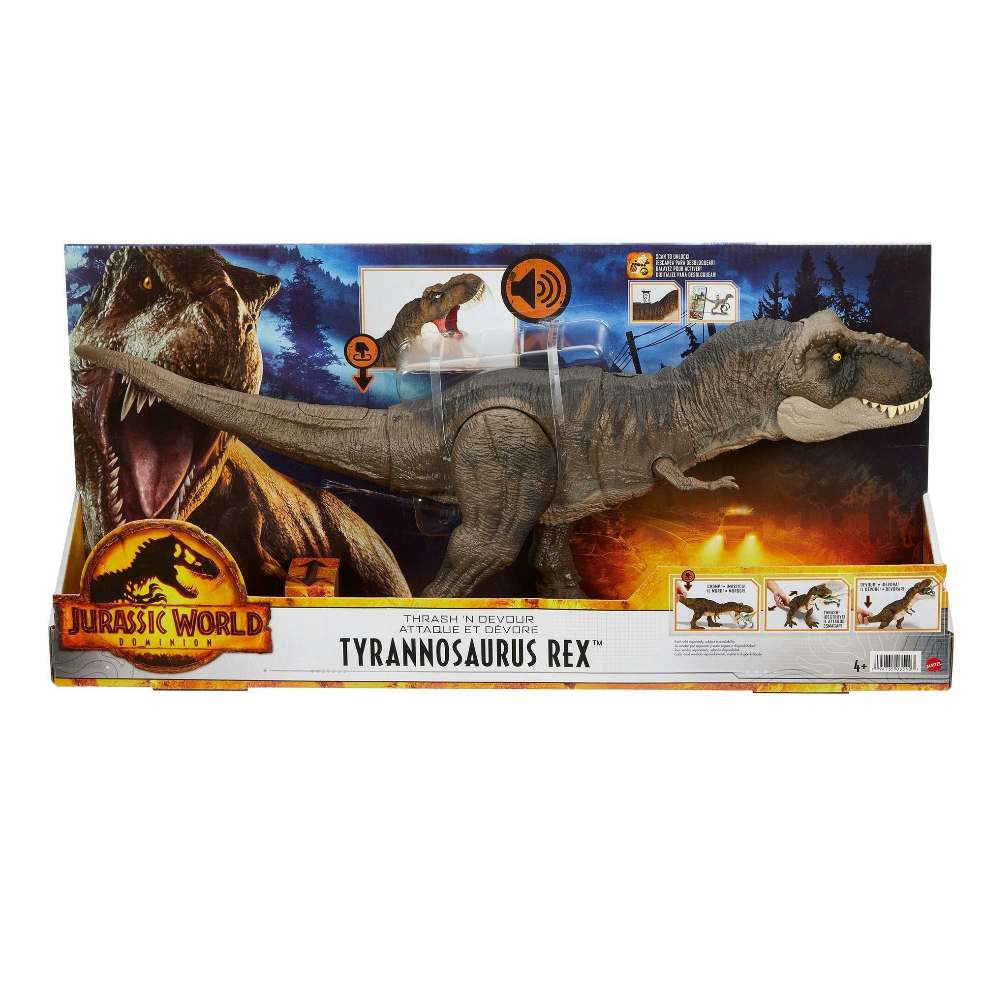 Jurassic World Thrash 'n Devour Tyrannosaurus Rex 