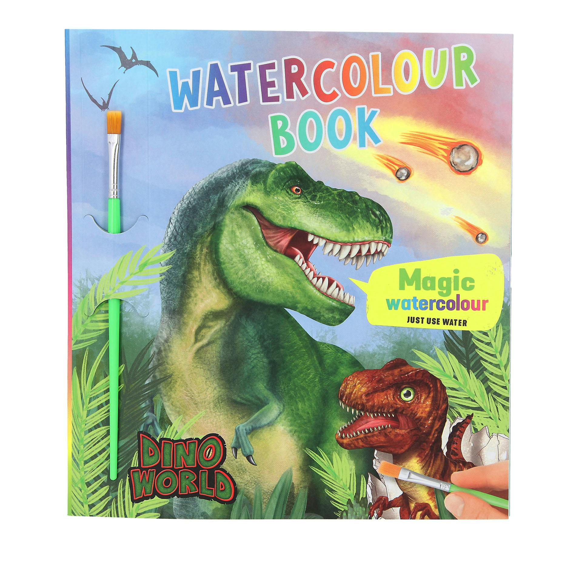 Dino World Waterverf Boek