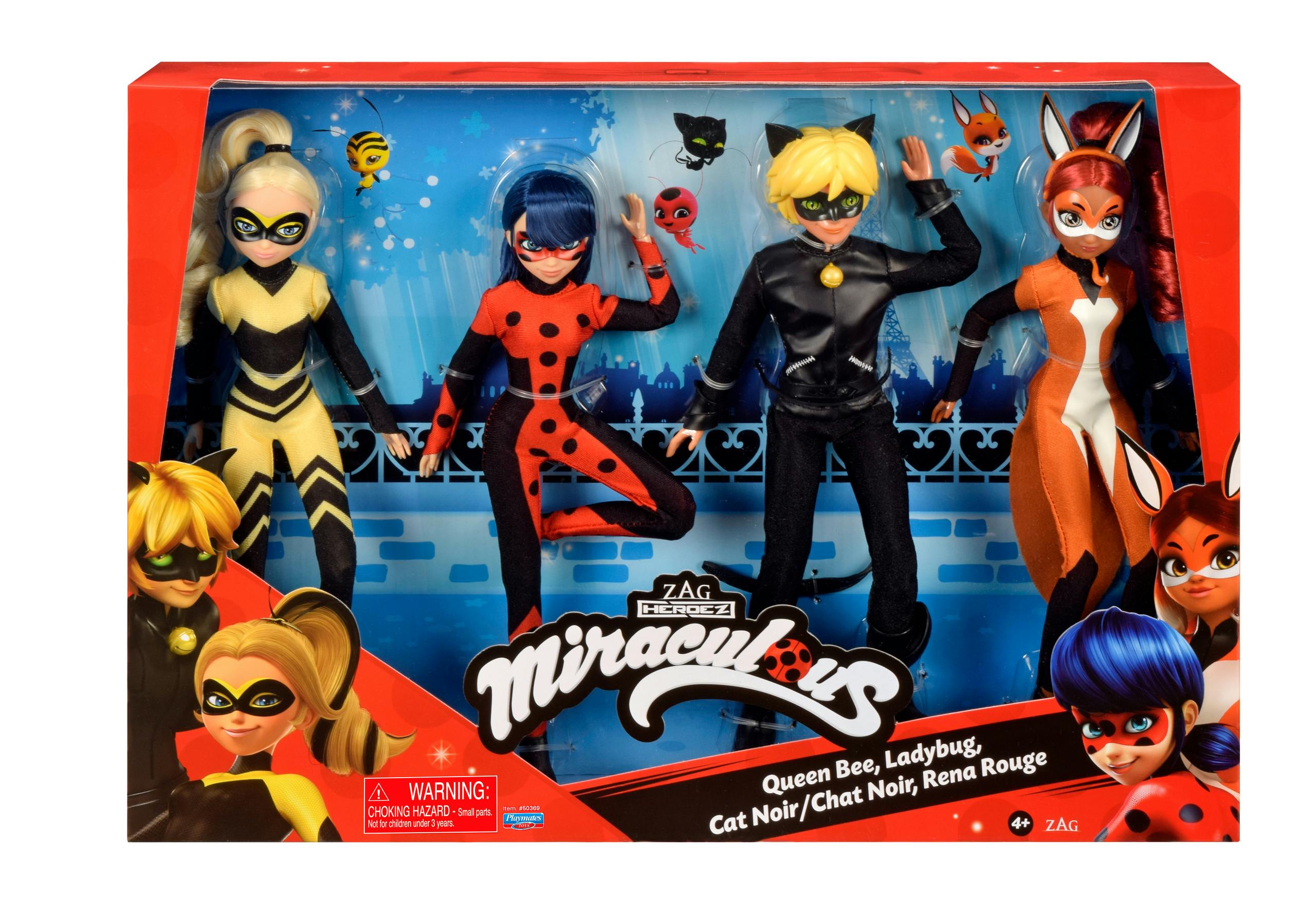 Miraculous Pack 4 Poupees