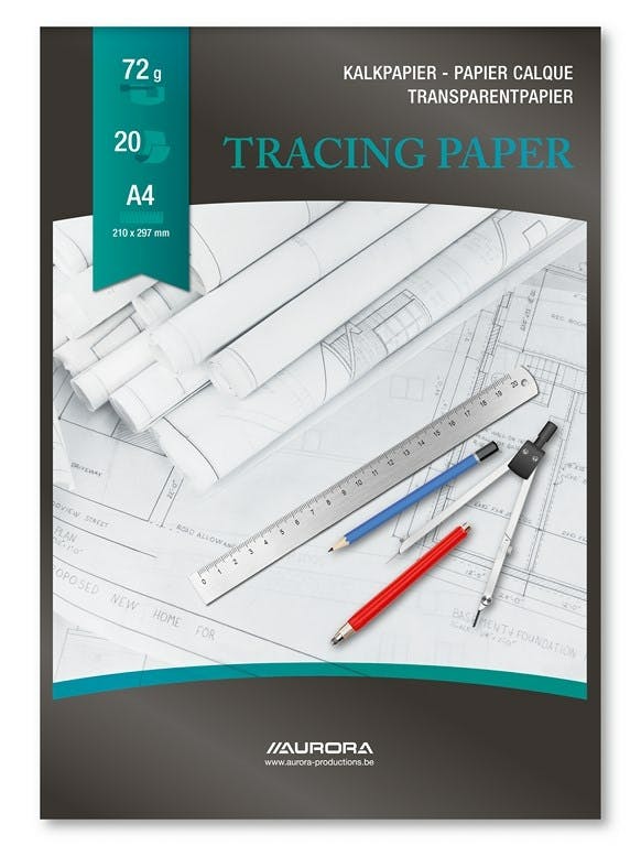 Papeterie: Papier calque A4 - 20 feuilles