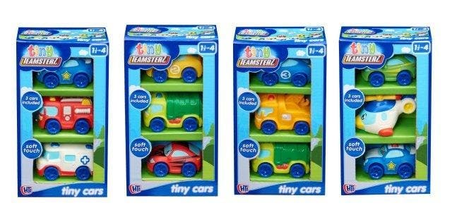 Tiny Teamsterz Speelgoed Auto's (1 Van Assortiment) - 3 Stuks