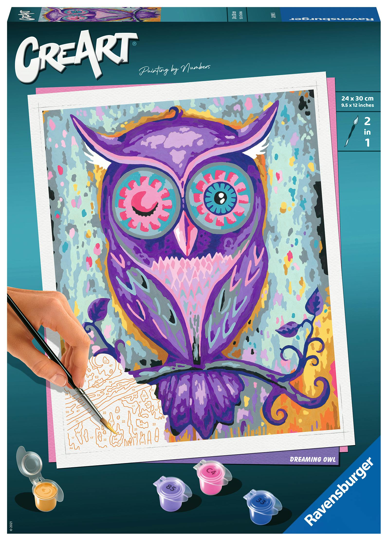 Ravensburger Schilderen Op Nummer Dreaming Owl