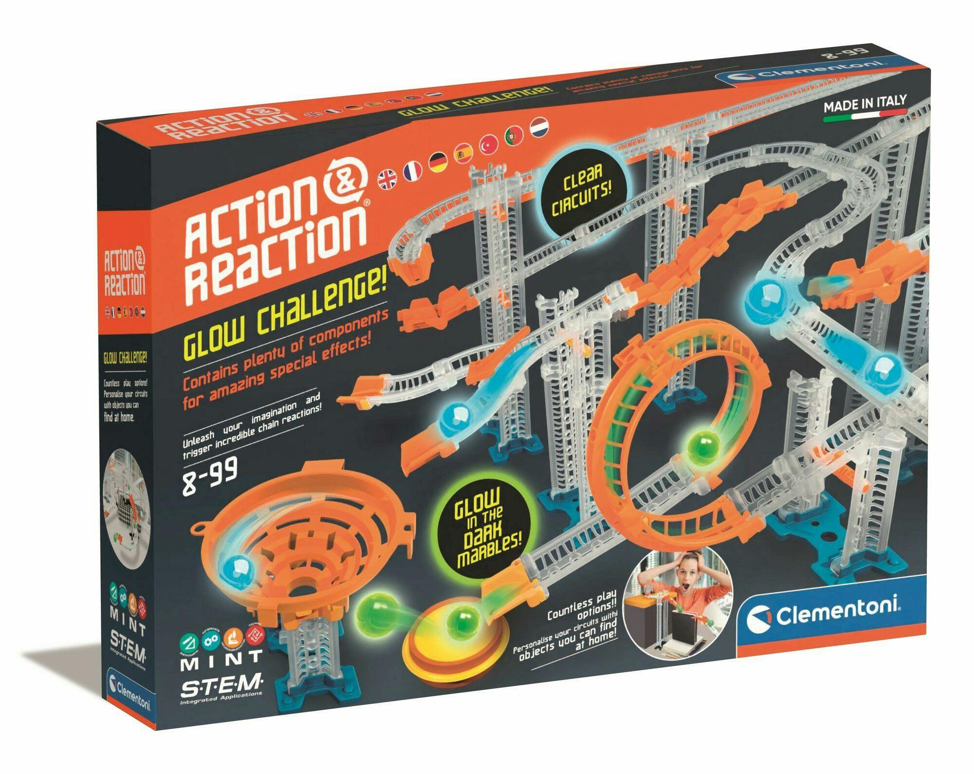 Clementoni Action & Reaction Glow Challenge