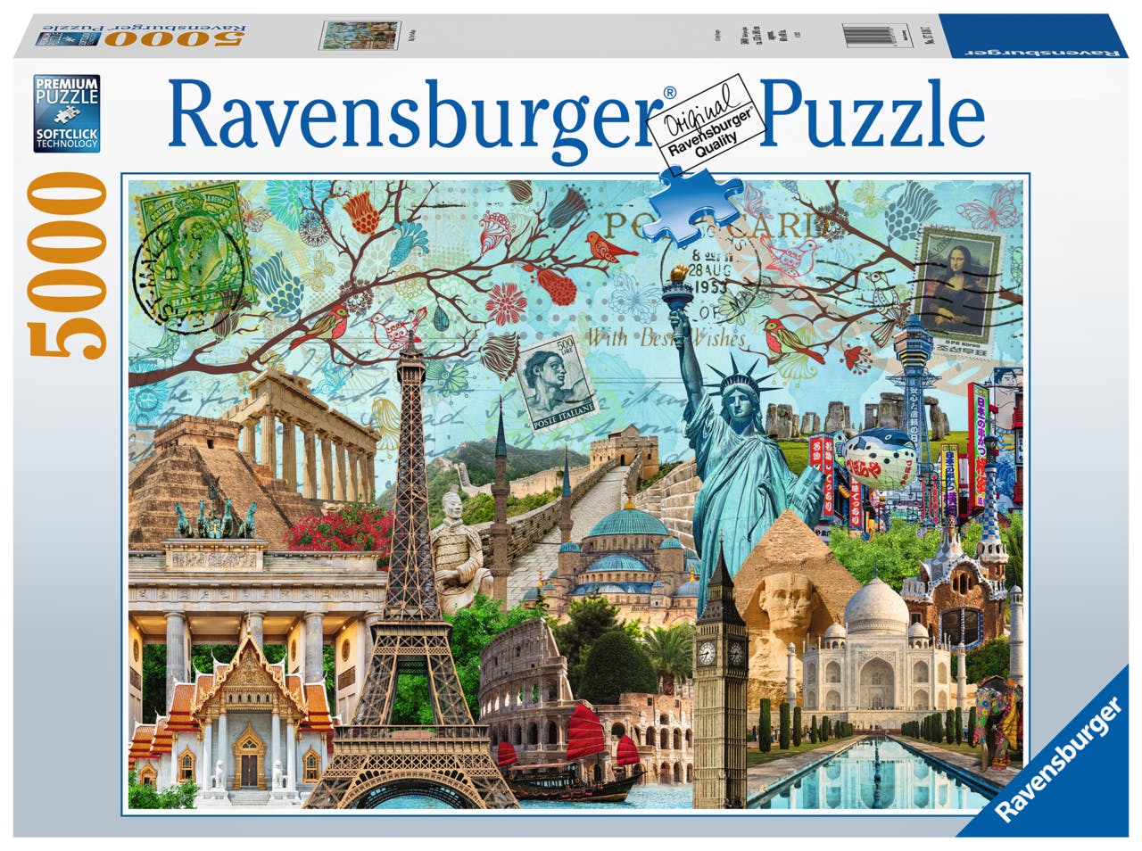 Ravensburger Legpuzzel Grote Stad Collage - 5000 Stuks