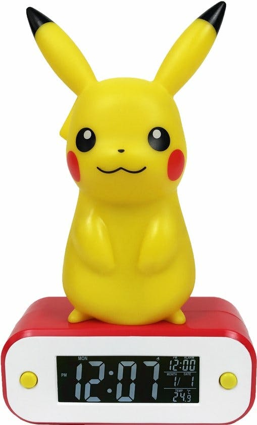 Teknofun Radio-réveil Pokémon Pokéball - Pikachu Debout