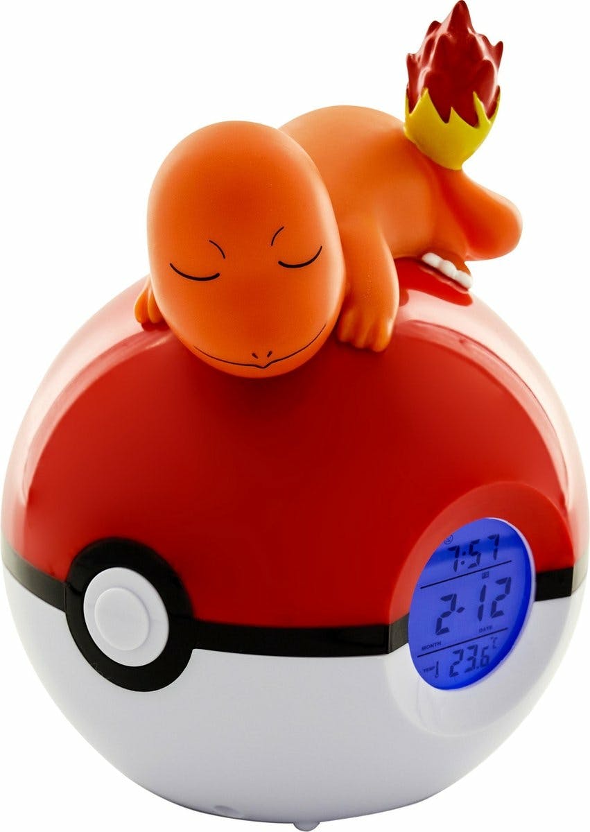 Teknofun Pokémon Radio Clock Pokéball Charmander