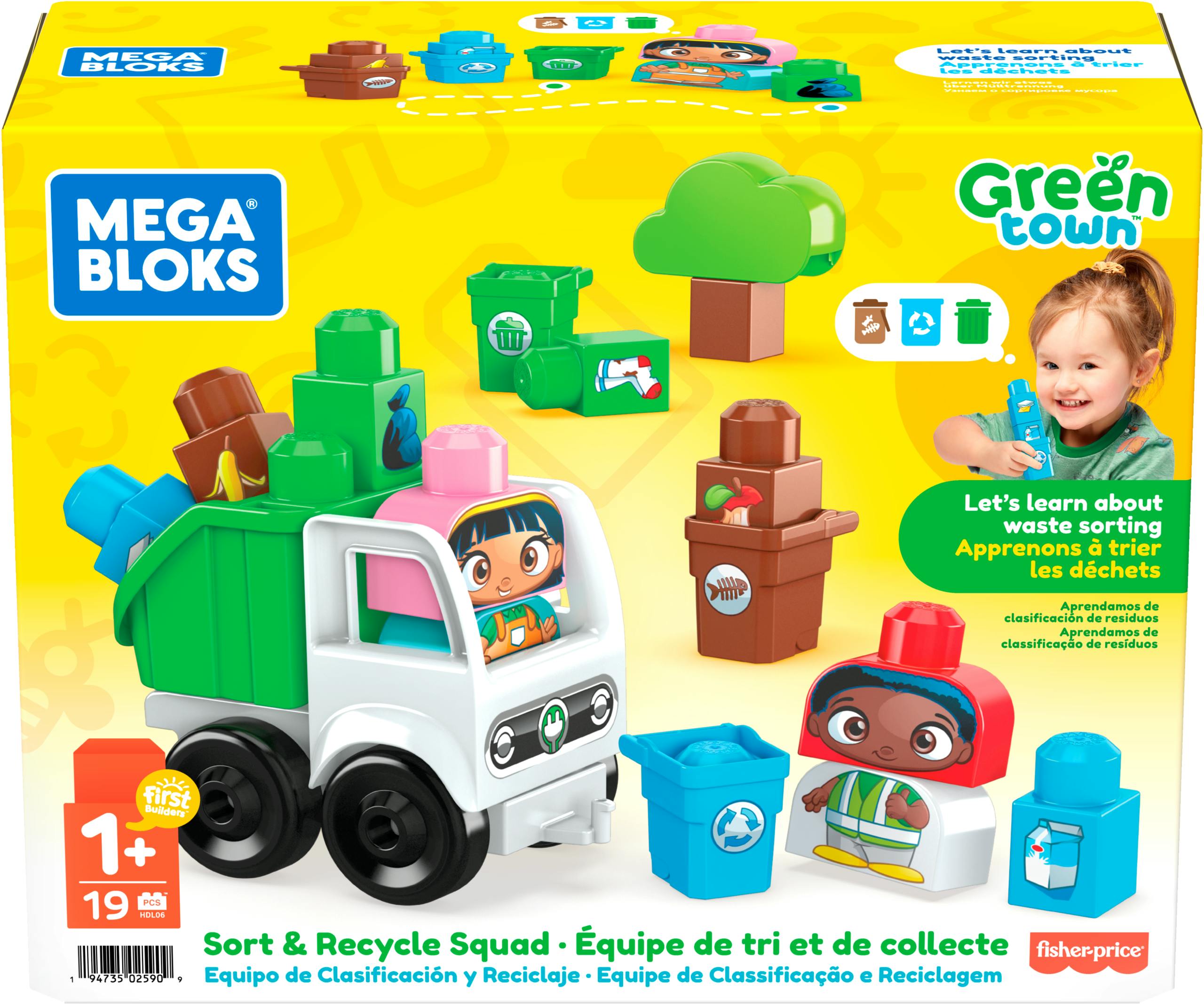 Mega Bloks Green Town Sorteer & Recycle Squad