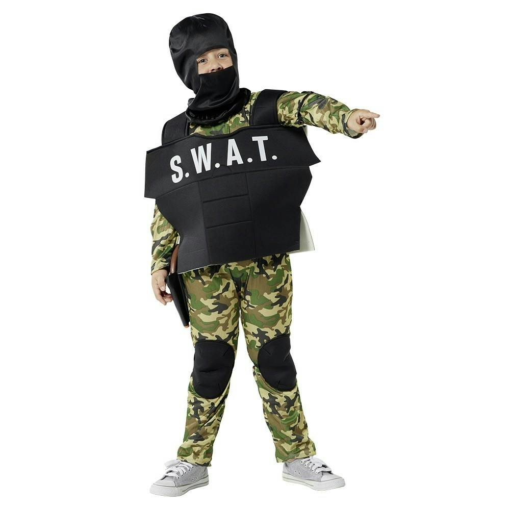 Kinderkostuum Kind Swat - 11/14 Jaar