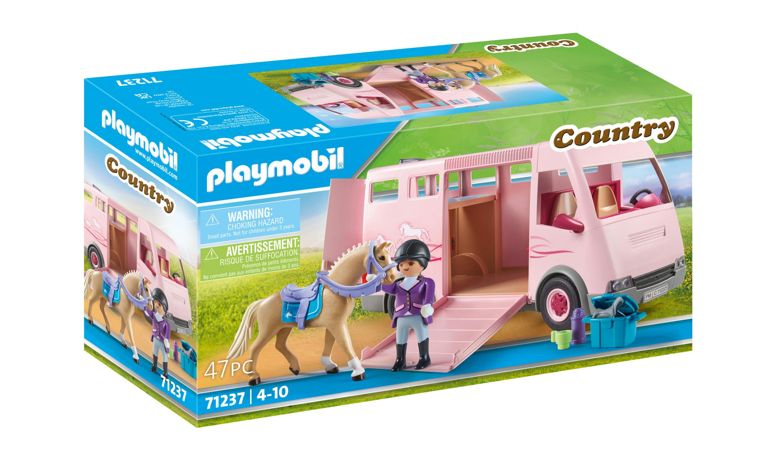 PLAYMOBIL Country Paardentransportwagen - 71237