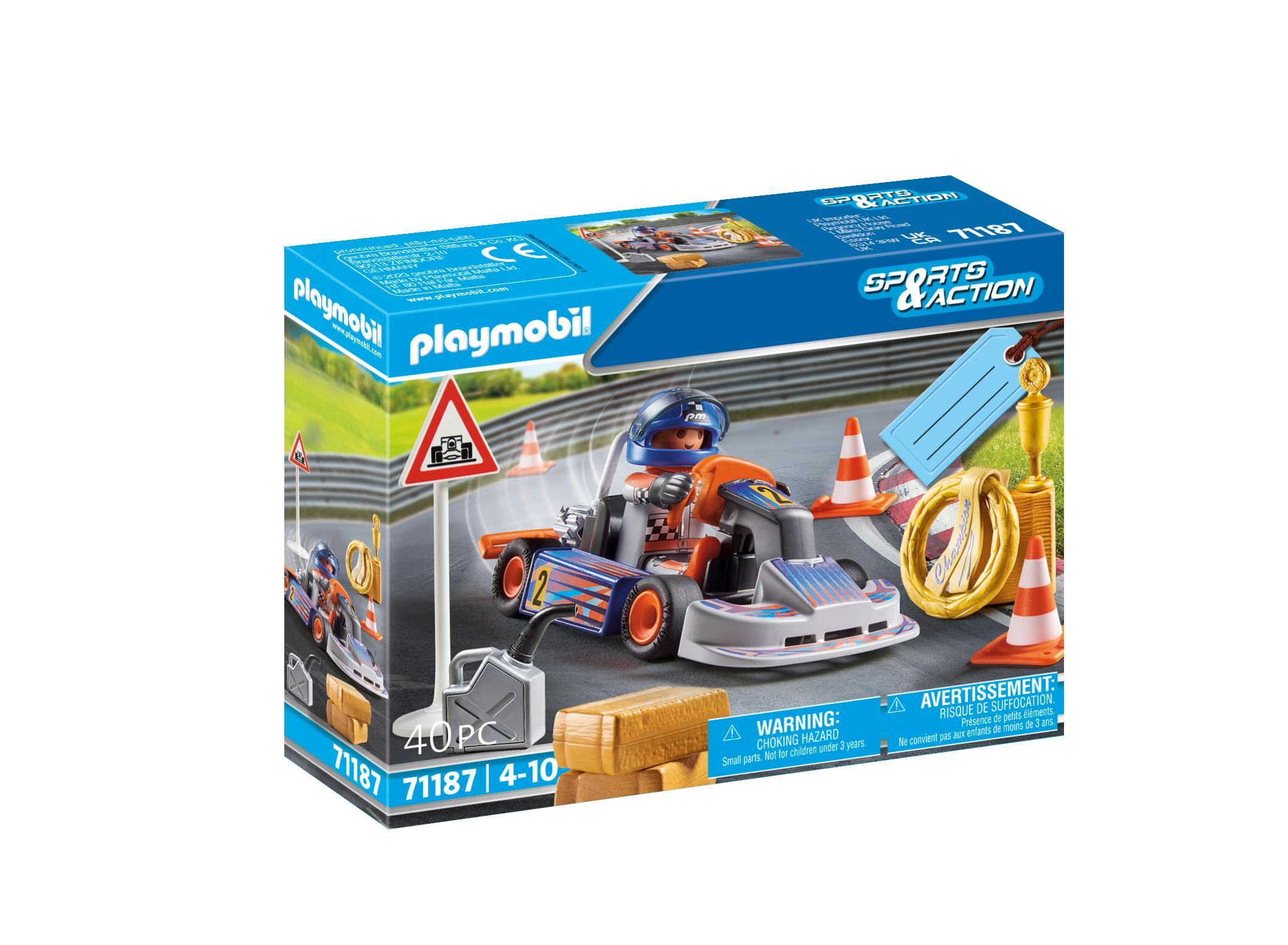 Playmobil Sports & Action Gift Set Racekart - 71187