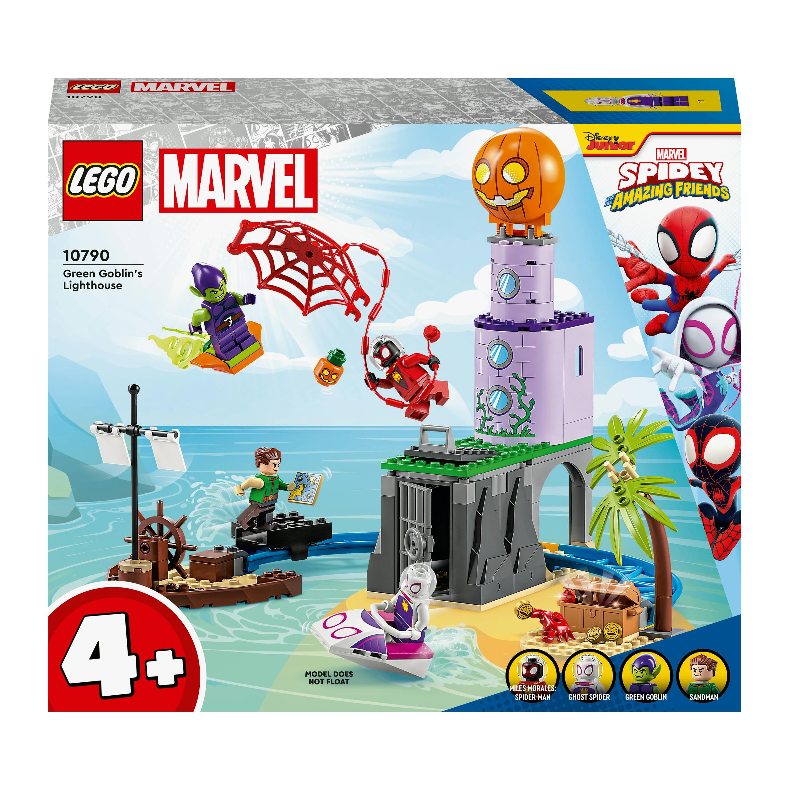 LEGO Marvel Team Spidey Bij De Vuurtoren Van Green Goblin (10790)