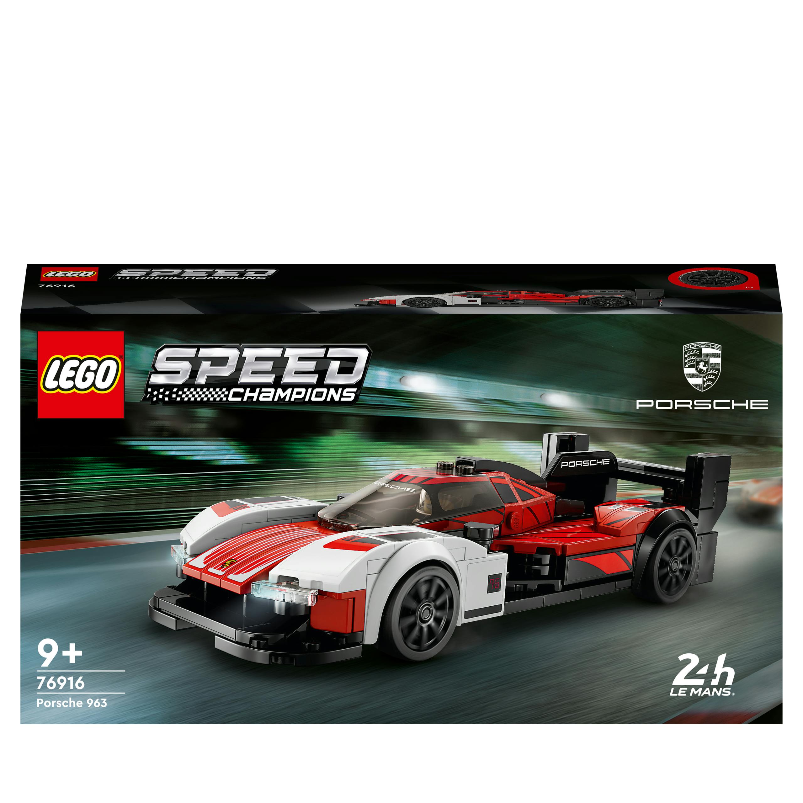LEGO Speed Champions Porsche 963 Auto Speelgoed Set (76916)