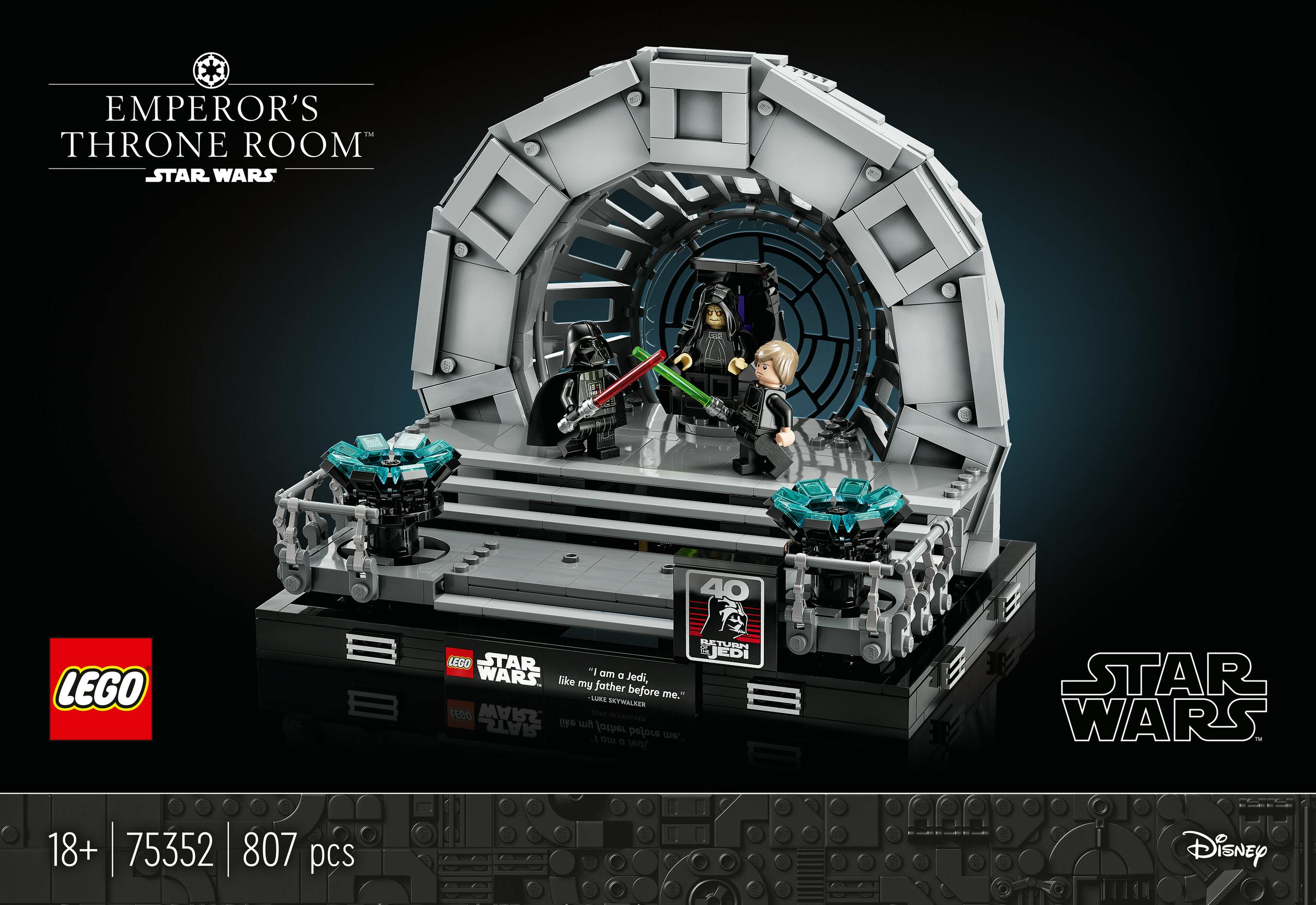 LEGO Star Wars Troonzaal Van De Keizer Diorama (75352)