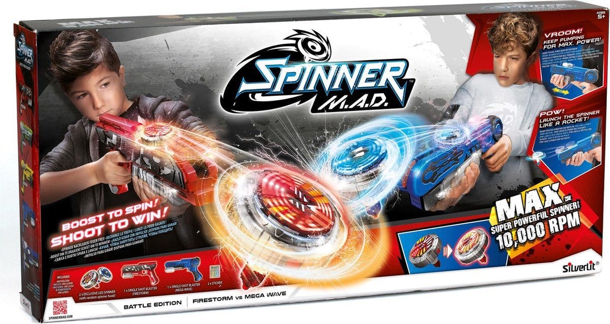 Silverlit Spinner Mad Duo Battle Speelset