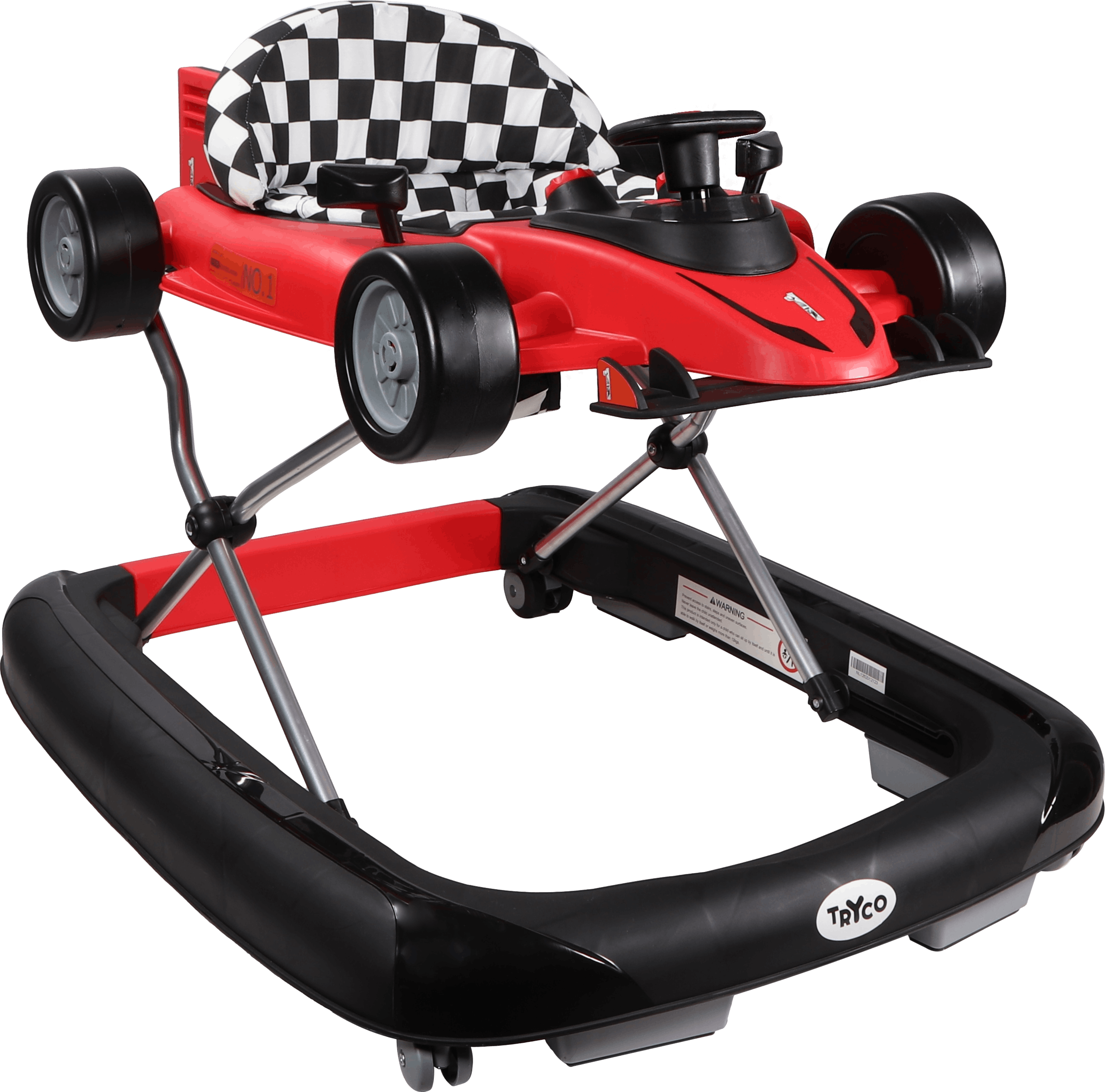 Tryco F1 Racer Loopwagen 2-In-1 - Rood