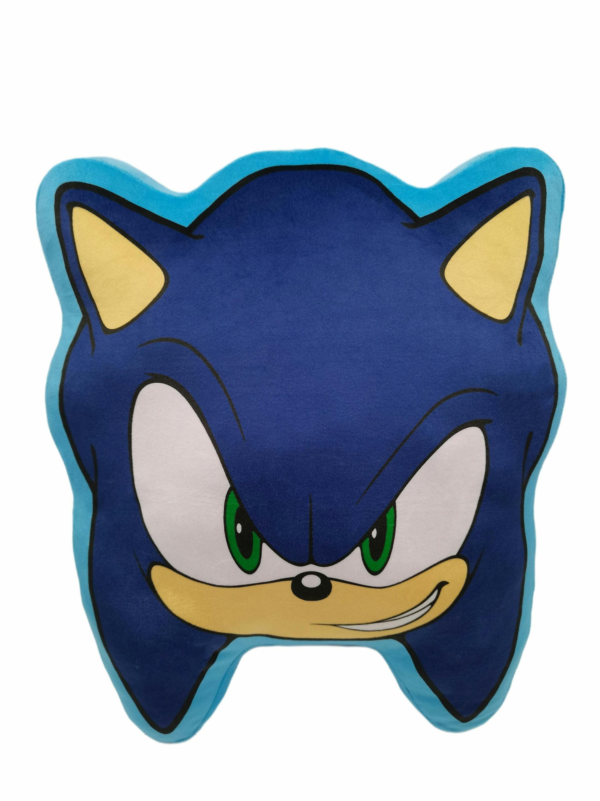 Sonic Kussen 40 Cm - Blauw