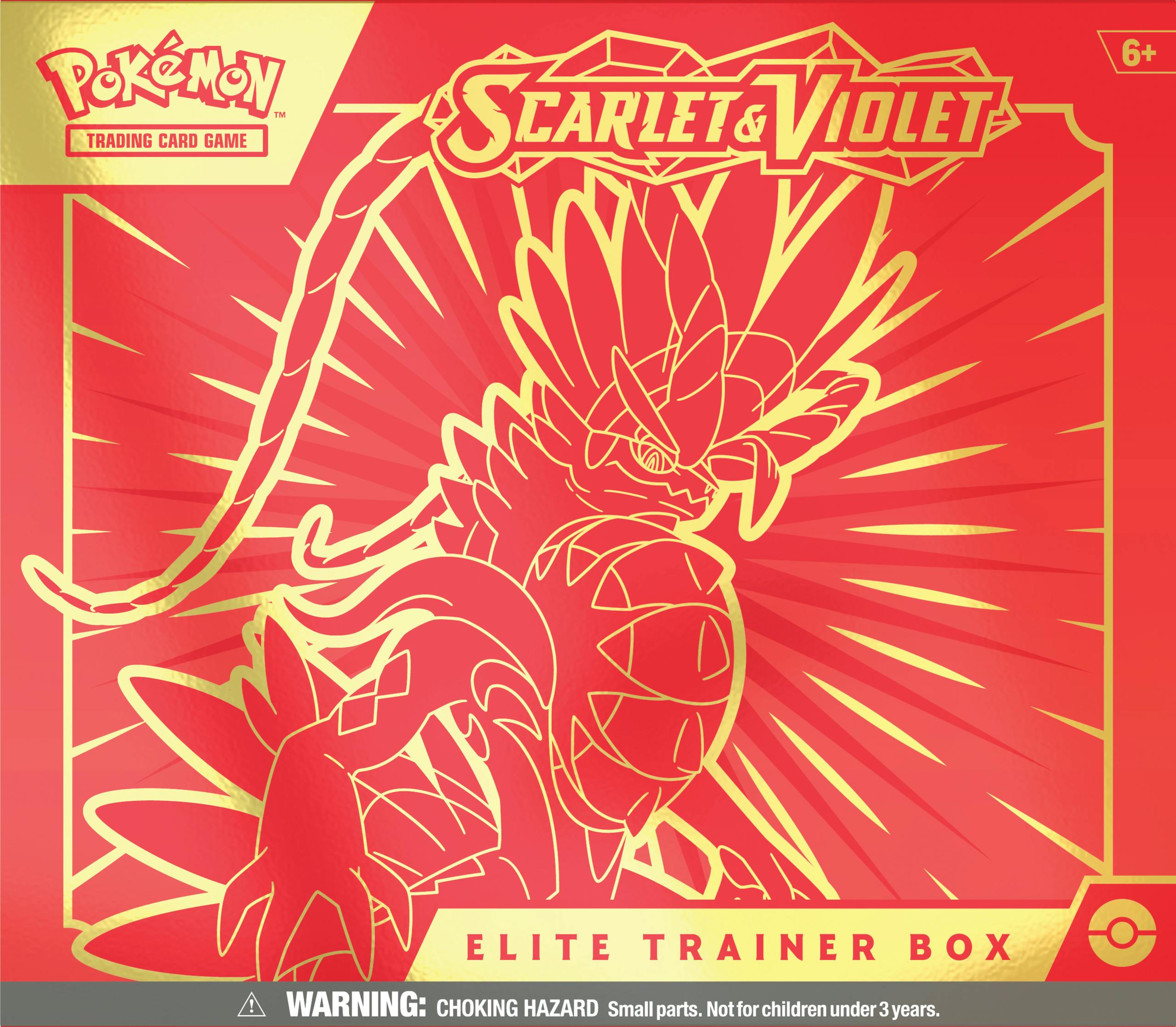 Pokémon Kaarten Scarlet & Violet Elite Trainer Box MIRAIDON/KORAIDON (1 Van Assortiment)