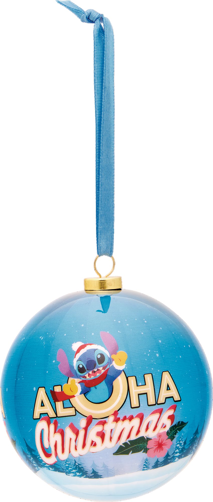 Kerstbal Disney Stitch 7,5 Cm - Blauw (1 Van Assortiment)