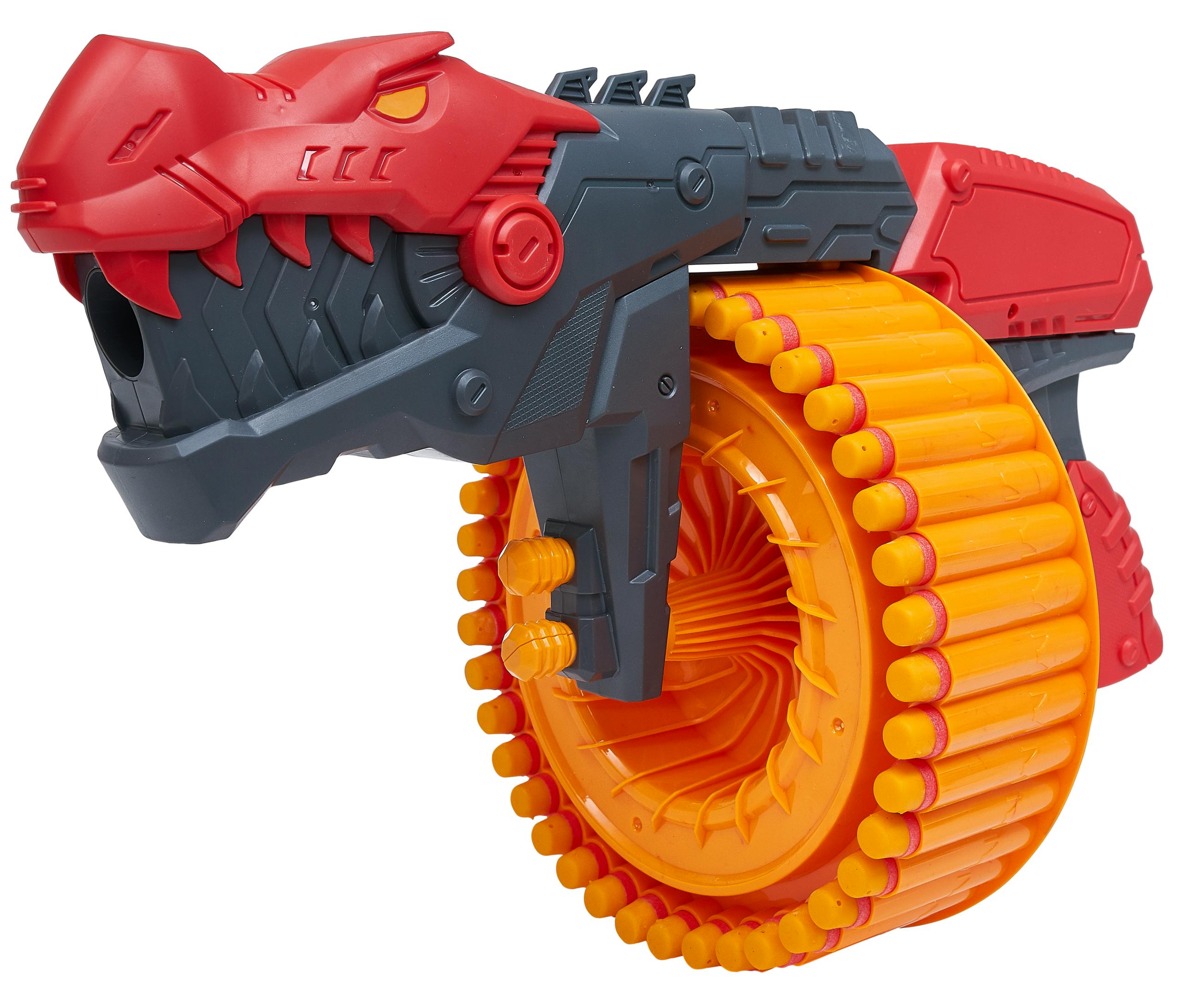 Dino Speelgoedgeweer Met 40 Pijltjes - Rood