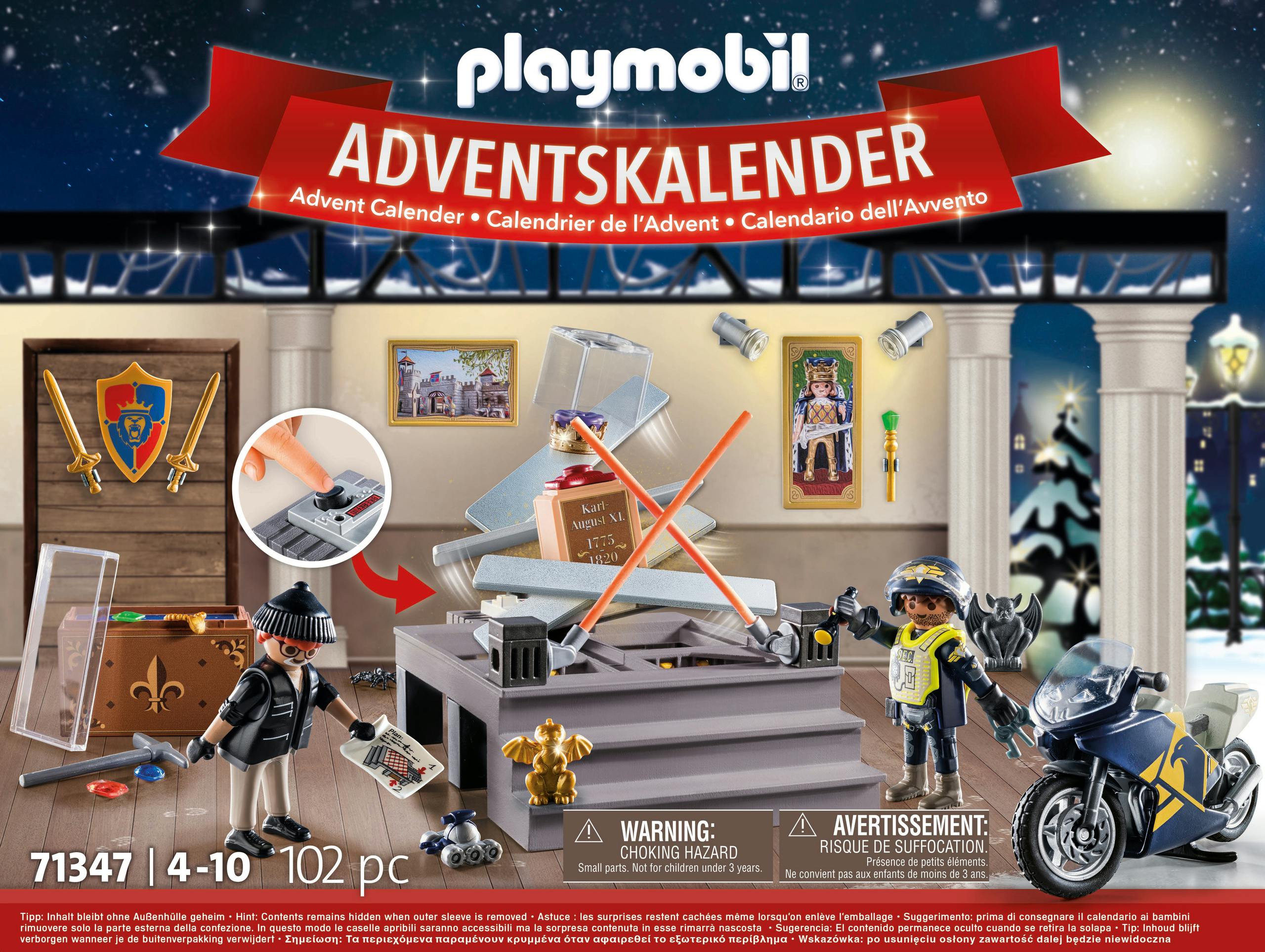Playmobil Le Calendrier De L'avent Police - 71347