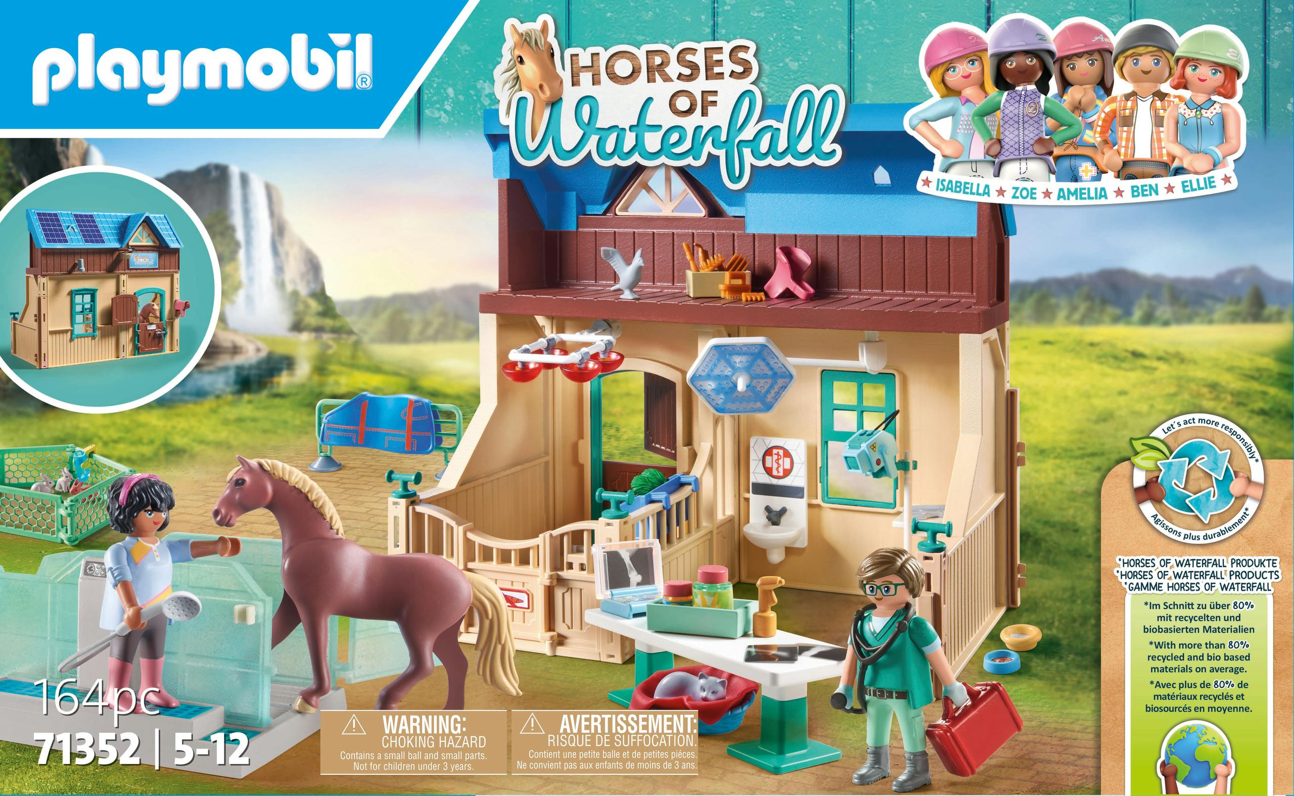 Playmobil Horses Of Waterfall Paardrijtherapie & Dierenartsenpraktijk - 71352