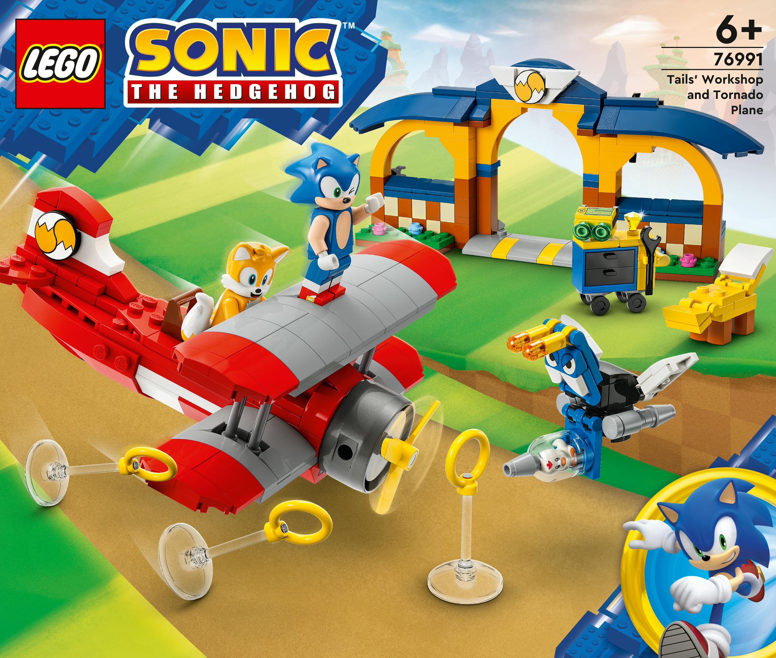 Lego Sonic L'avion Tornado Et L'atelier De Tails - 76991 