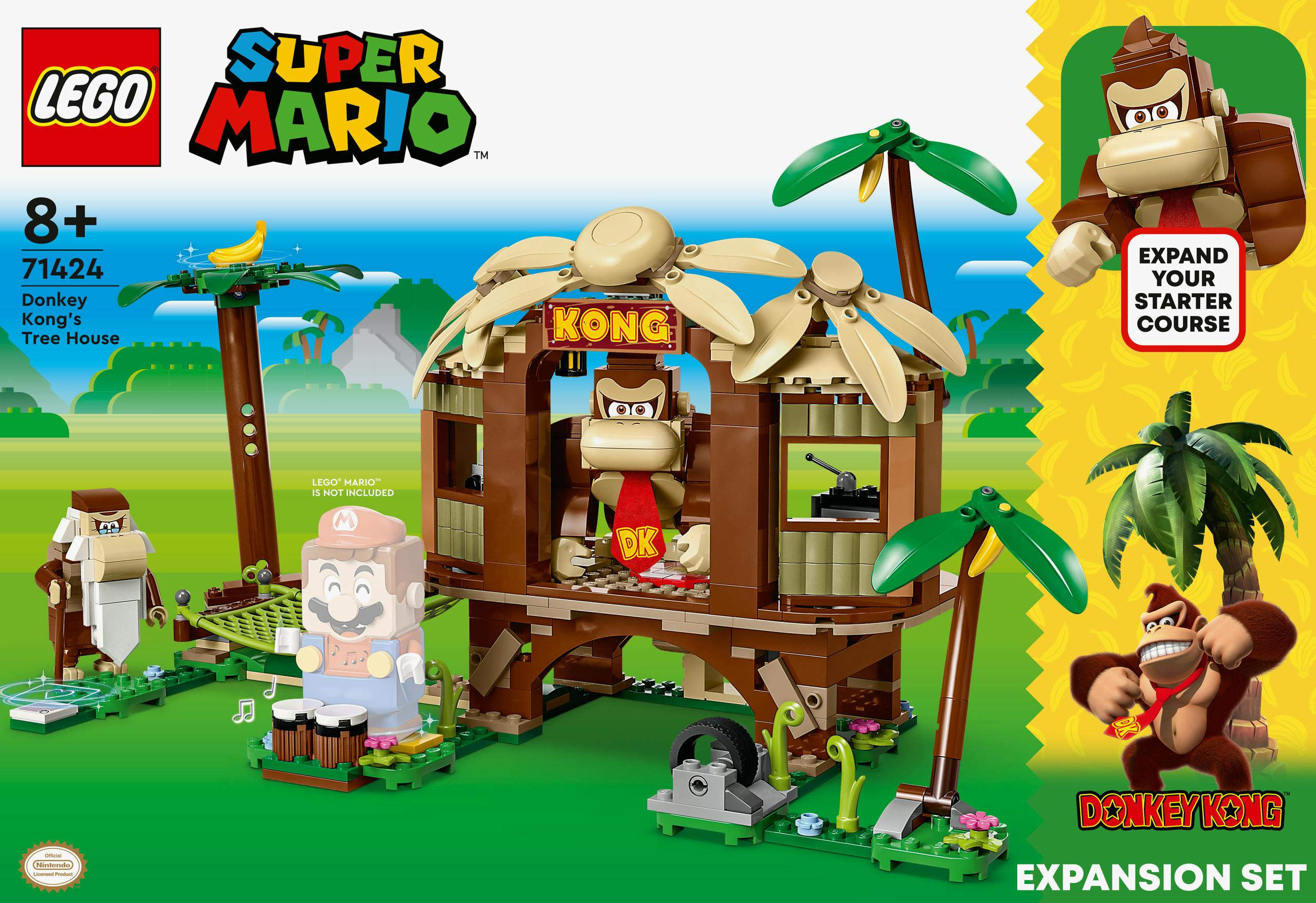 Lego Super Mario Uitbreidingsset: Donkey Kongs Boomhut (71424)