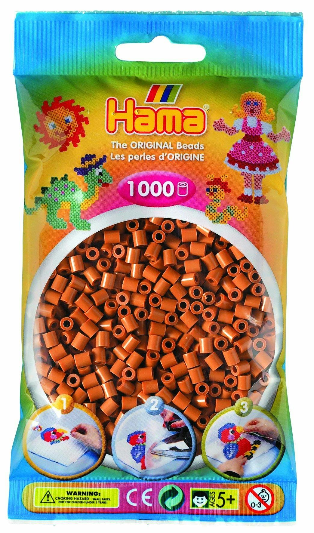 Hama Strijkparels Bruin - 1000 Stuks