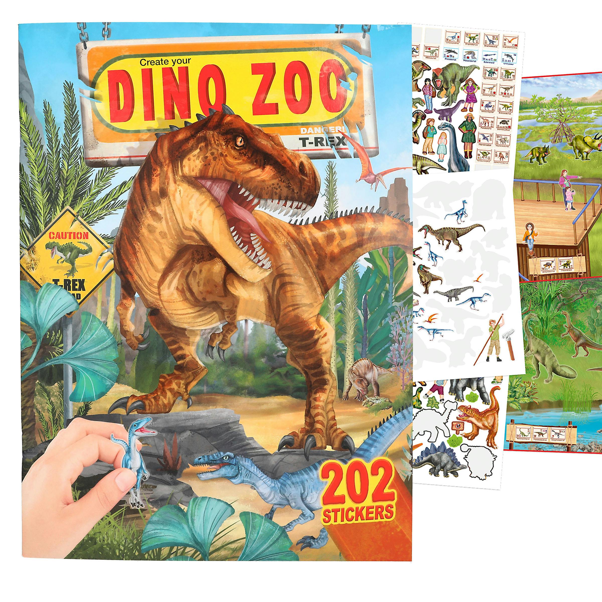 Dino Zoo Sticker & Knutselboek