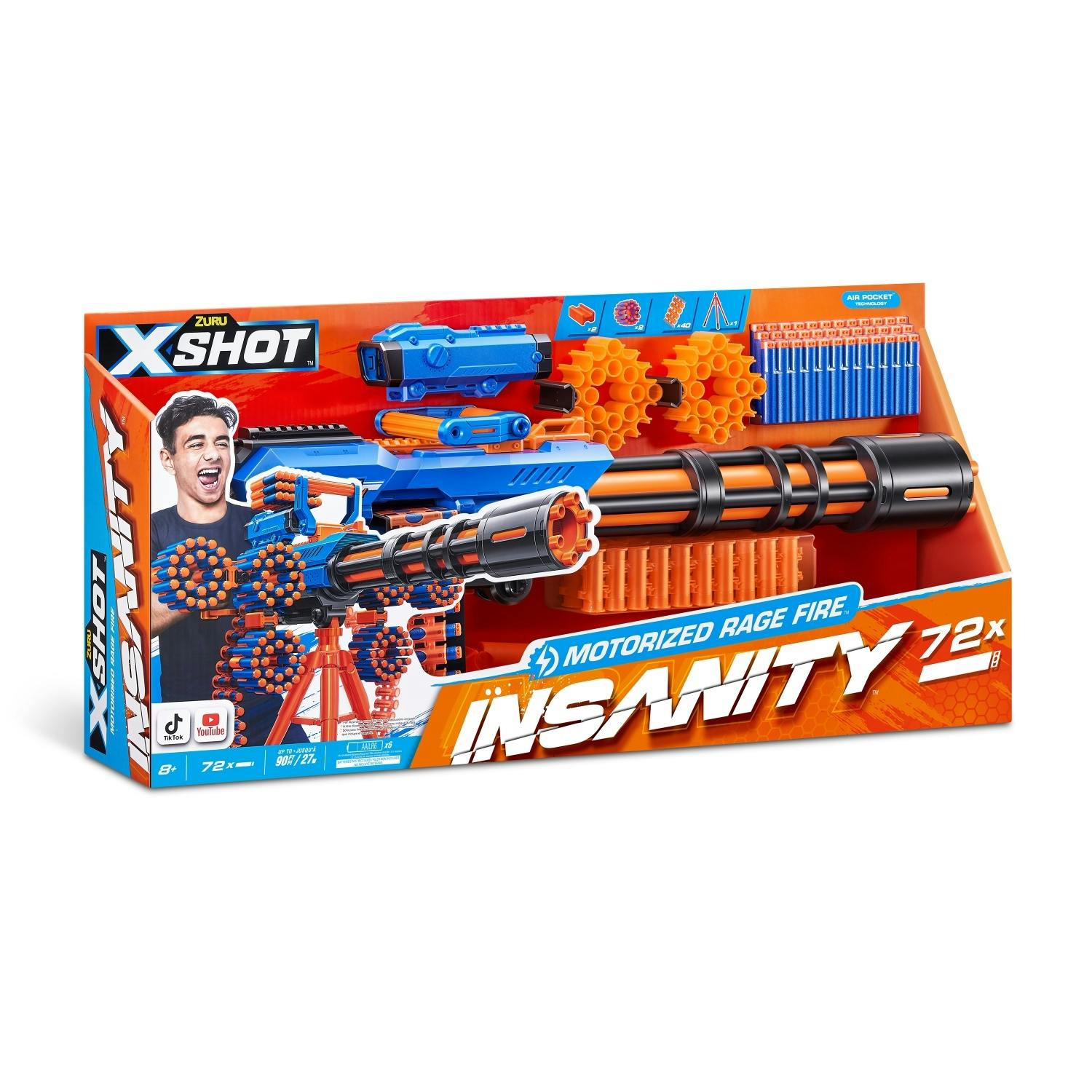 X Shot Insanity line : r/Nerf