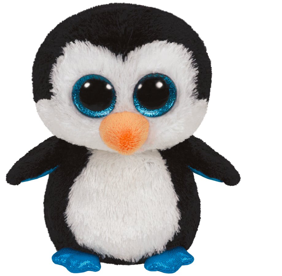Ty Beanie Boo's Knuffel 15 Cm - Waddles De Pinguin