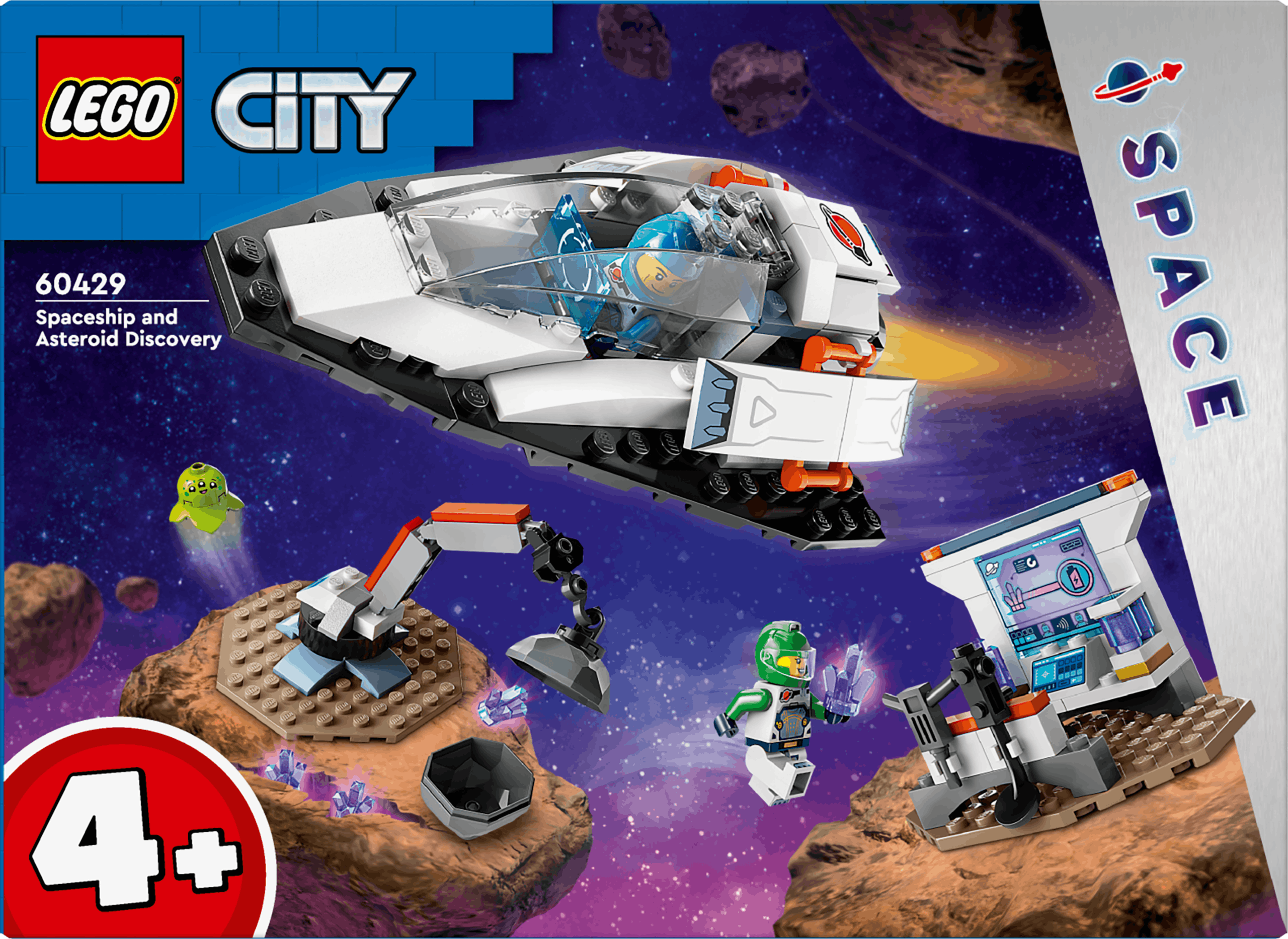 Lego City Le Vaisseau Et La Découverte De L’astéroïde (60429)