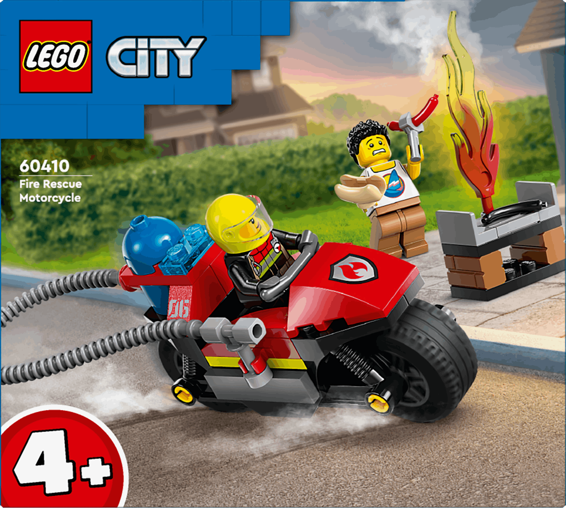 Lego City La Moto D’intervention Rapide Des Pompiers (60410)