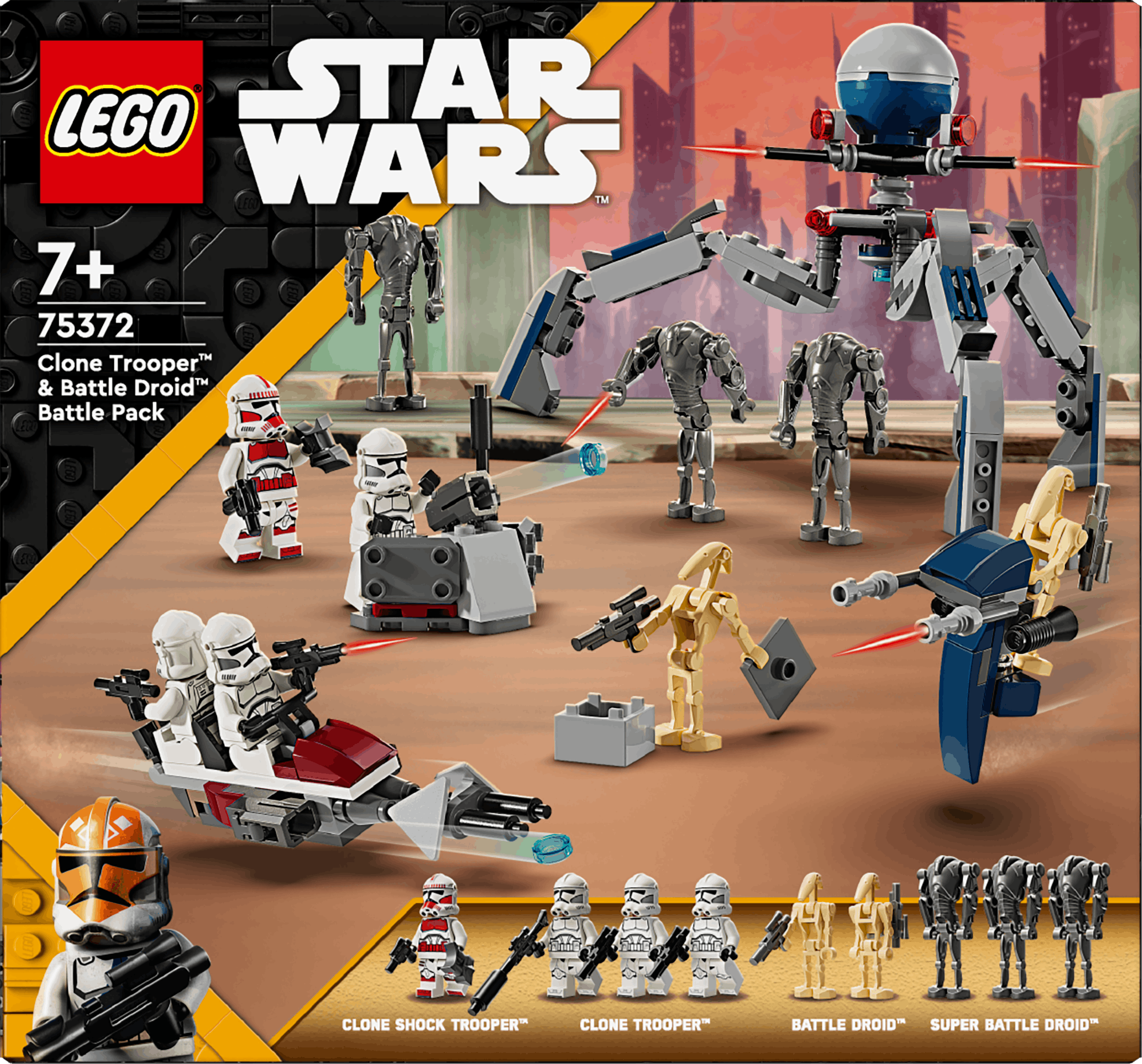 Lego Star Wars Tm Pack De Combat Des Clone Troopers™ Et Droïdes De Combat (75372)