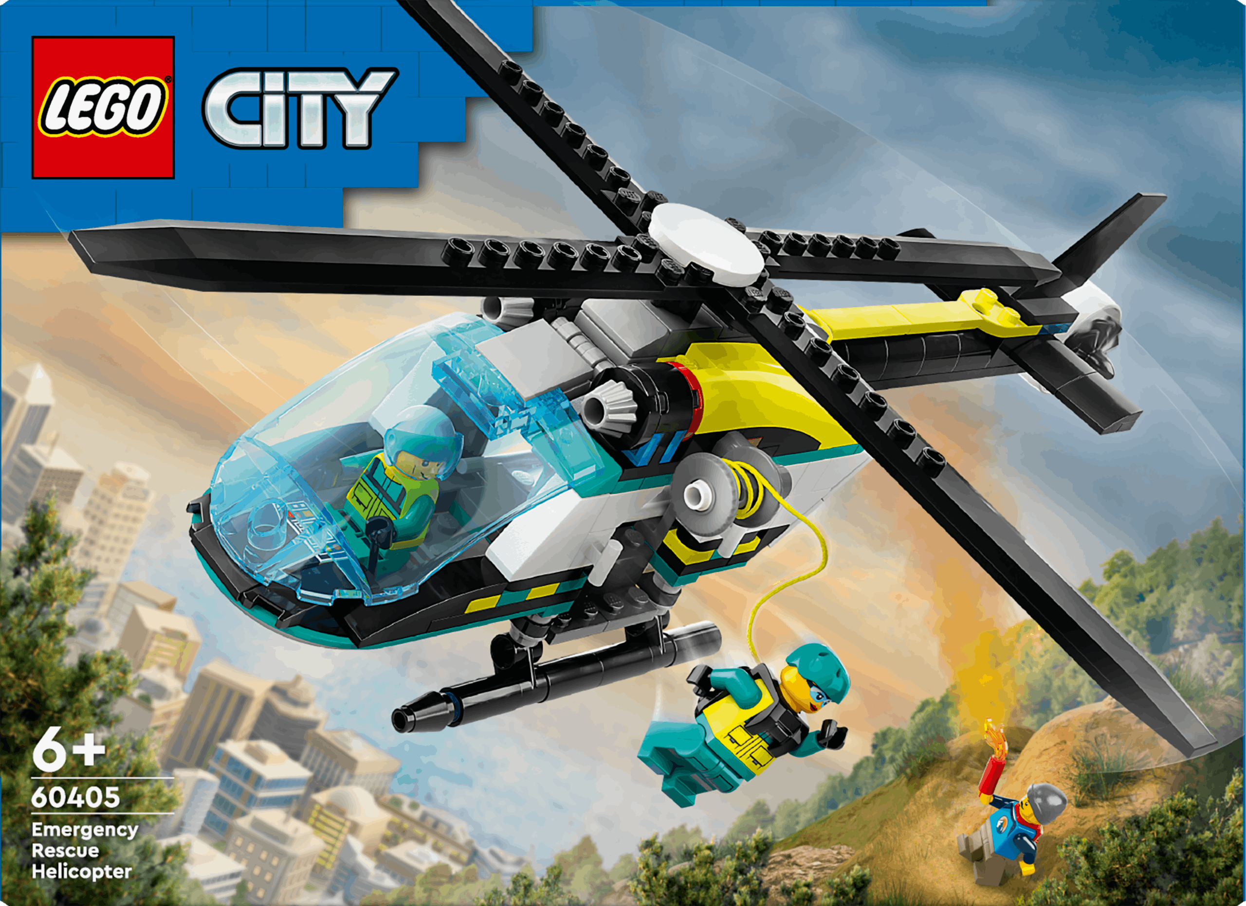 Lego City L’hélicoptère Des Urgences (60405)