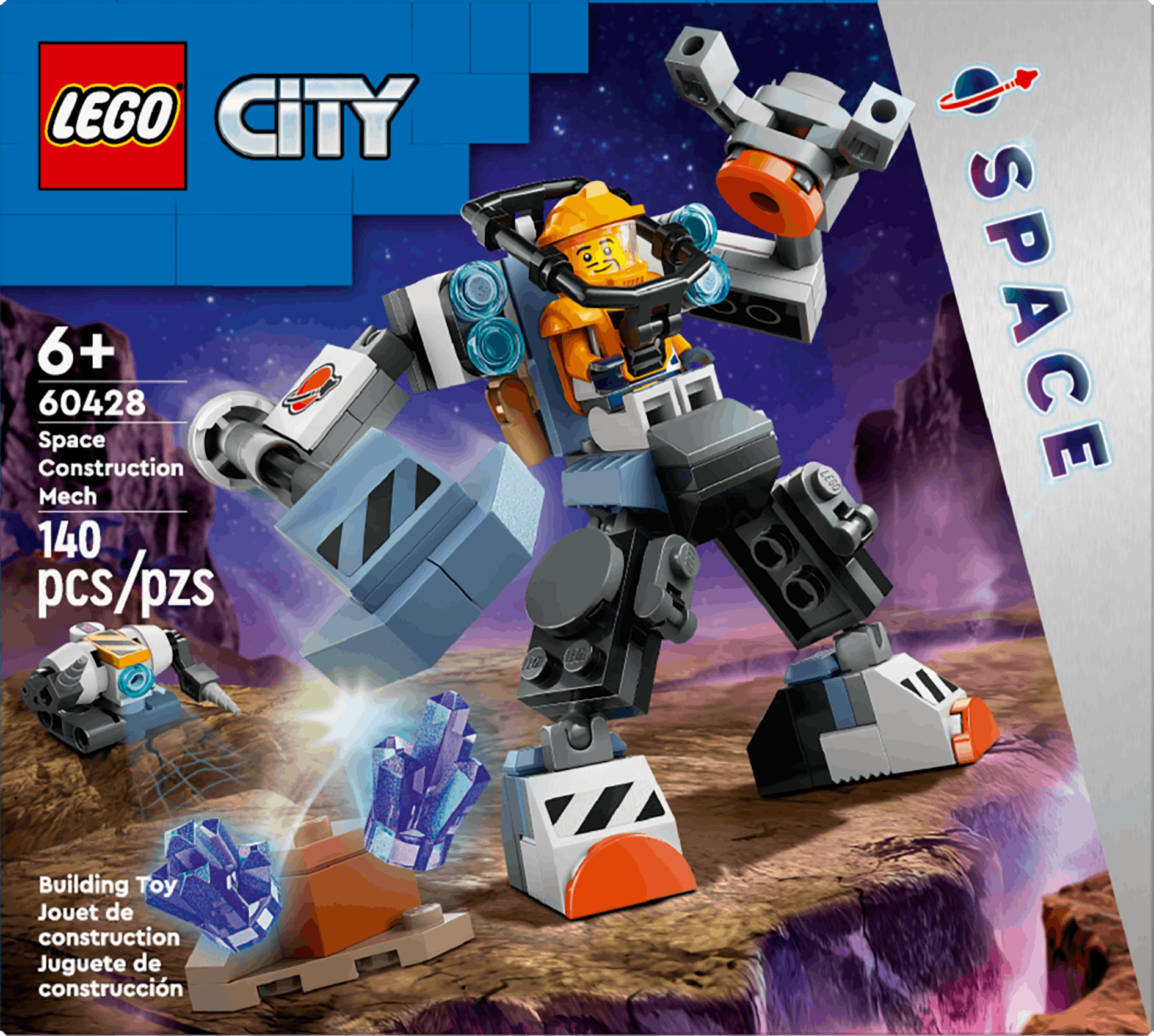 Lego City Le Robot De Chantier De L’espace (60428)